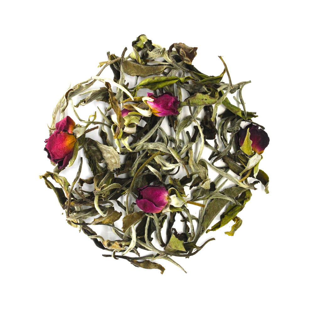 
                  
                    Load image into Gallery viewer, Organic Rose Mist White Tea
                  
                