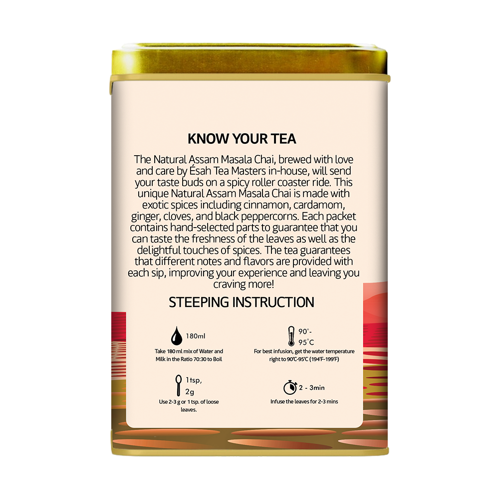 
                  
                    Load image into Gallery viewer, Natural Assam Masala Chai Tin Box
                  
                