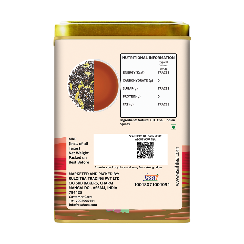
                  
                    Load image into Gallery viewer, Natural Assam Masala Chai Tin Box
                  
                