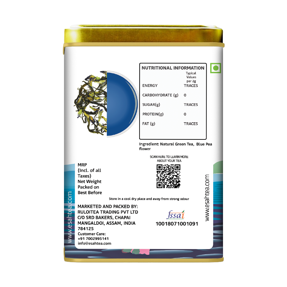 
                  
                    Load image into Gallery viewer, Natural Blue Teabag - 30 Organic Cotton Teabags
                  
                