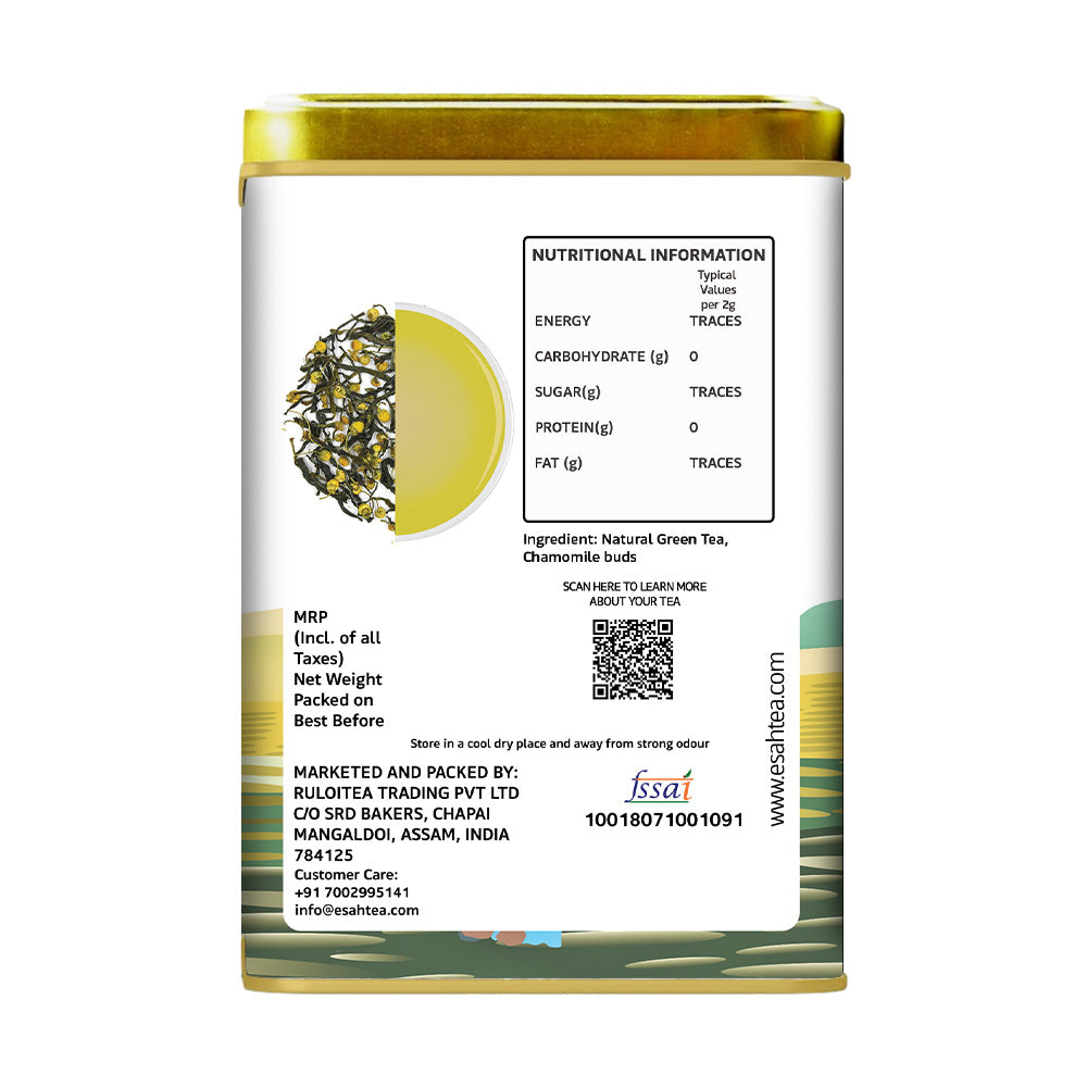
                  
                    Load image into Gallery viewer, Chamomile Organic Green Tea
                  
                