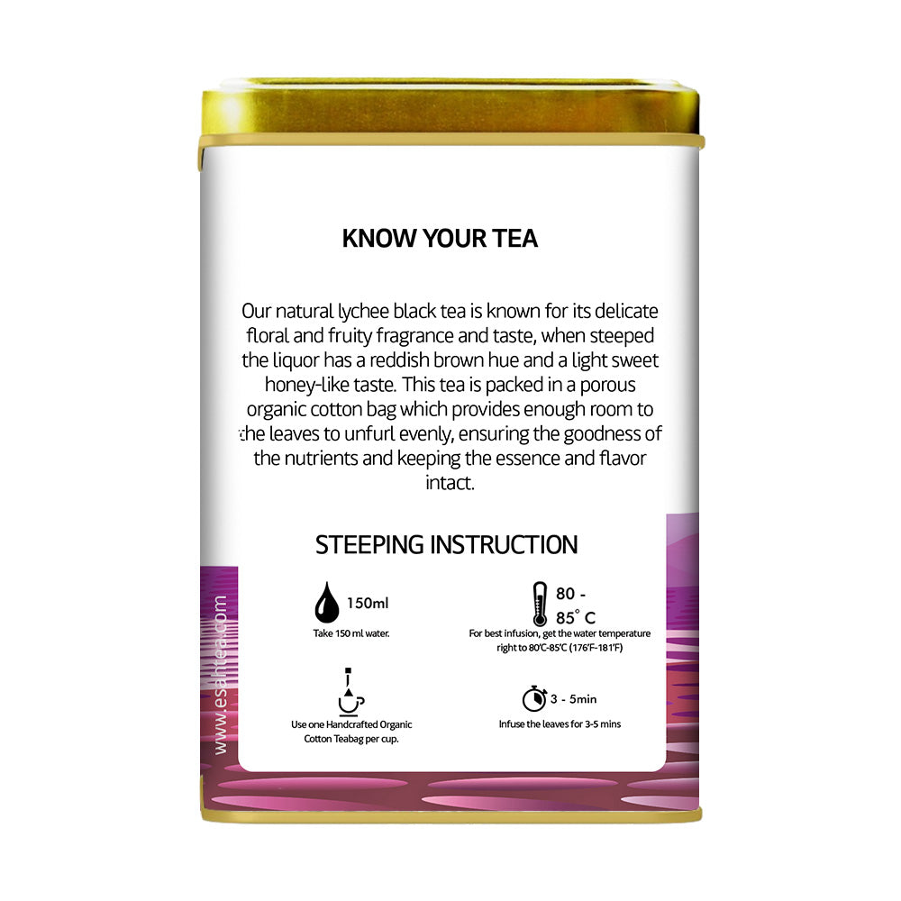 
                  
                    Load image into Gallery viewer, Natural Lychee Black Teabags
                  
                