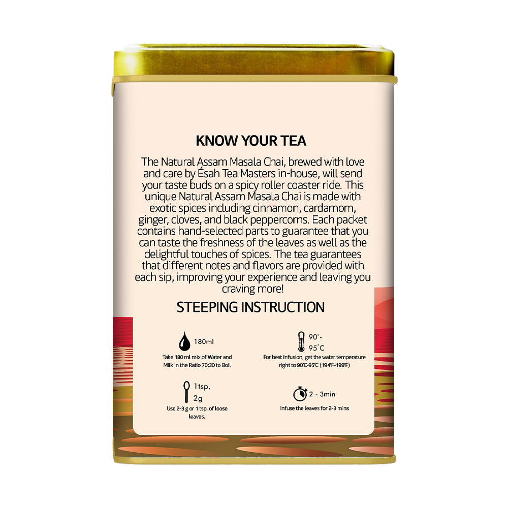 
                  
                    Load image into Gallery viewer, Natural Assam Masala Chai Tin Box
                  
                