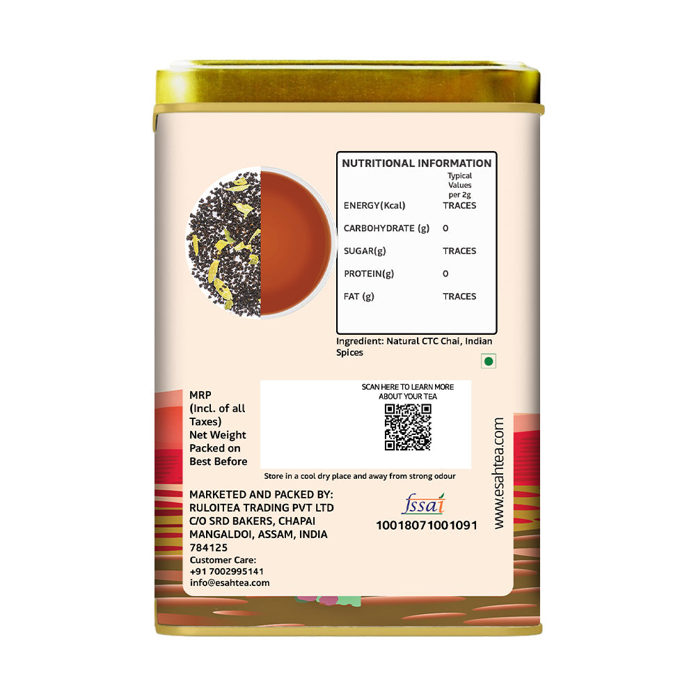 
                  
                    Load image into Gallery viewer, Natural Assam Masala Chai Tin Box
                  
                