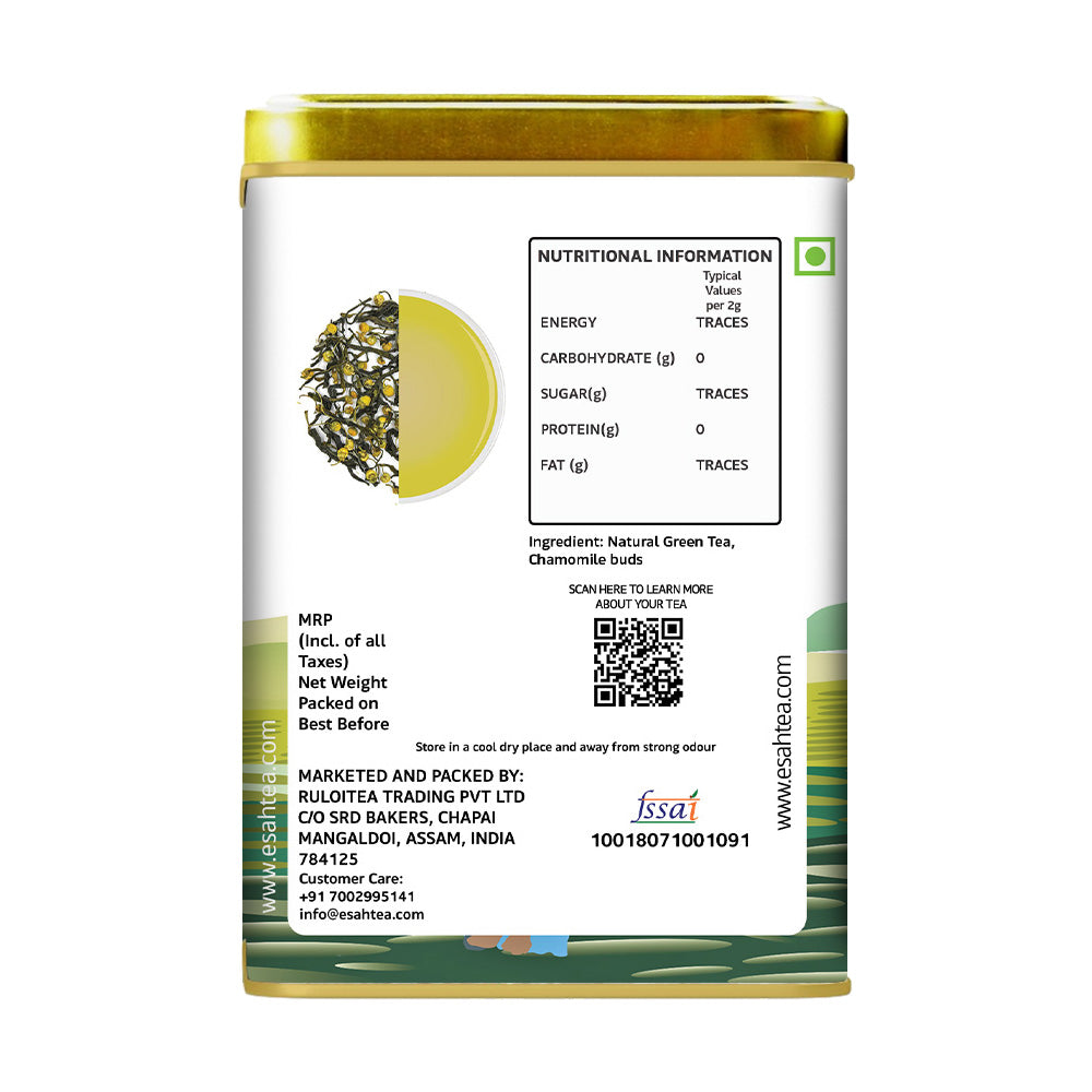
                  
                    Load image into Gallery viewer, Natural Chamomile Green Teabag - 30 Natural Cotton Teabags
                  
                