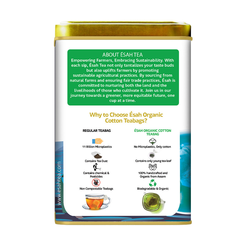 
                  
                    Load image into Gallery viewer, Natural Blue Teabag - 15 Natural Cotton Teabags
                  
                