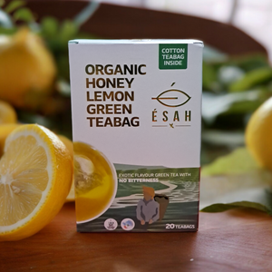 
                  
                    Load image into Gallery viewer, Organic Honey Lemon Green Tea - 20 Cotton Teabags
                  
                