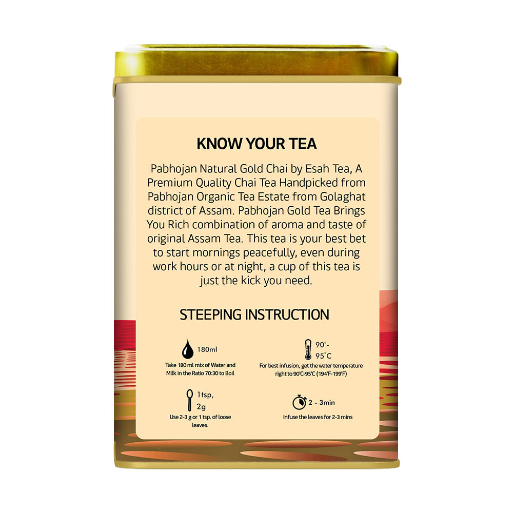 
                  
                    Load image into Gallery viewer, PABHOJAN NATURAL ASSAM GOLD CHAI
                  
                