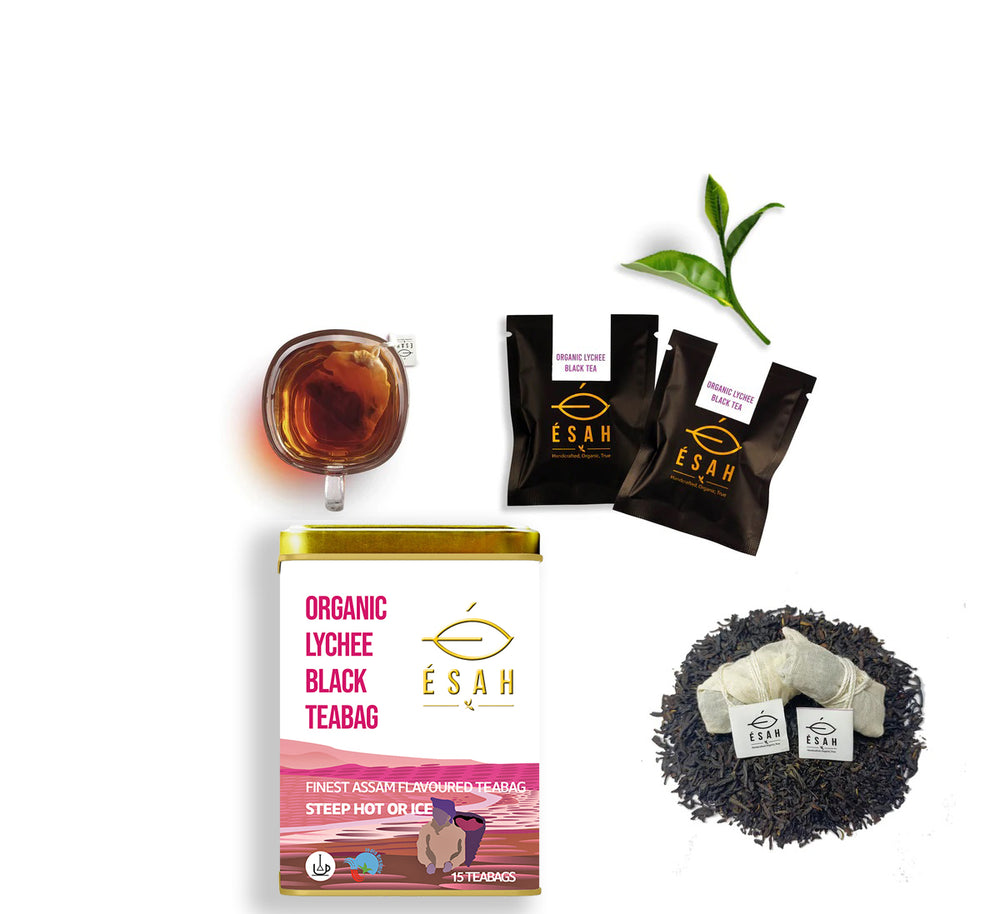 Organic Lychee Black Teabag