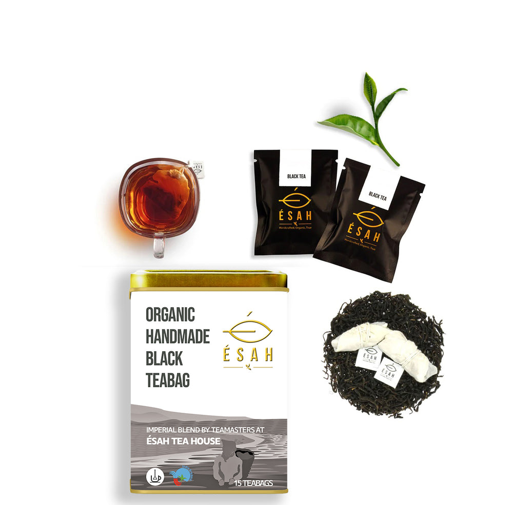 Organic Handmade Black Teabag