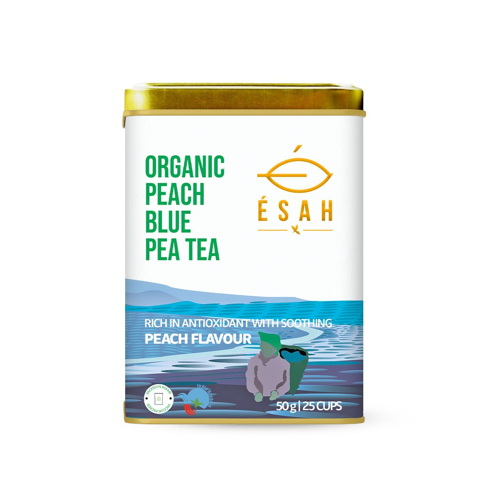 
                  
                    Load image into Gallery viewer, Organic Peach Blue Pea Tea
                  
                